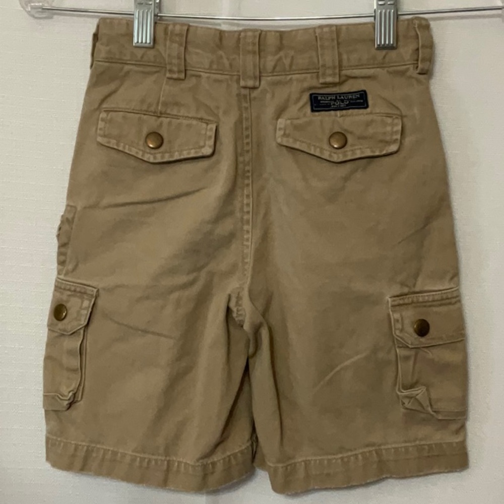 Polo By Ralph Lauren Kid Beige Cargo Shorts Size 6 - Picture 2 of 9